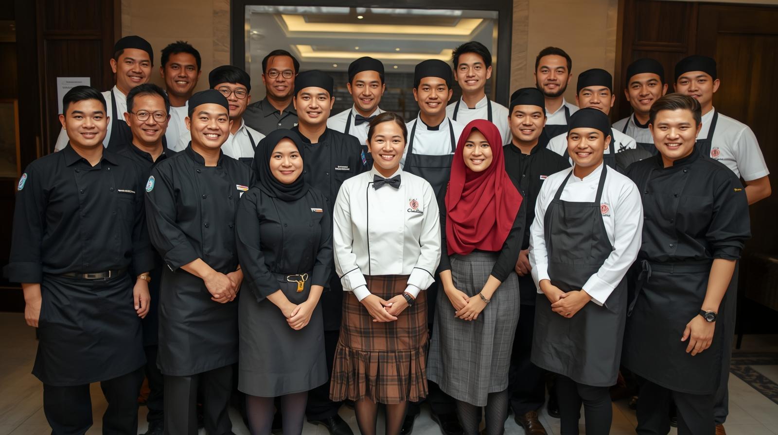 University interns taking part in an internship program